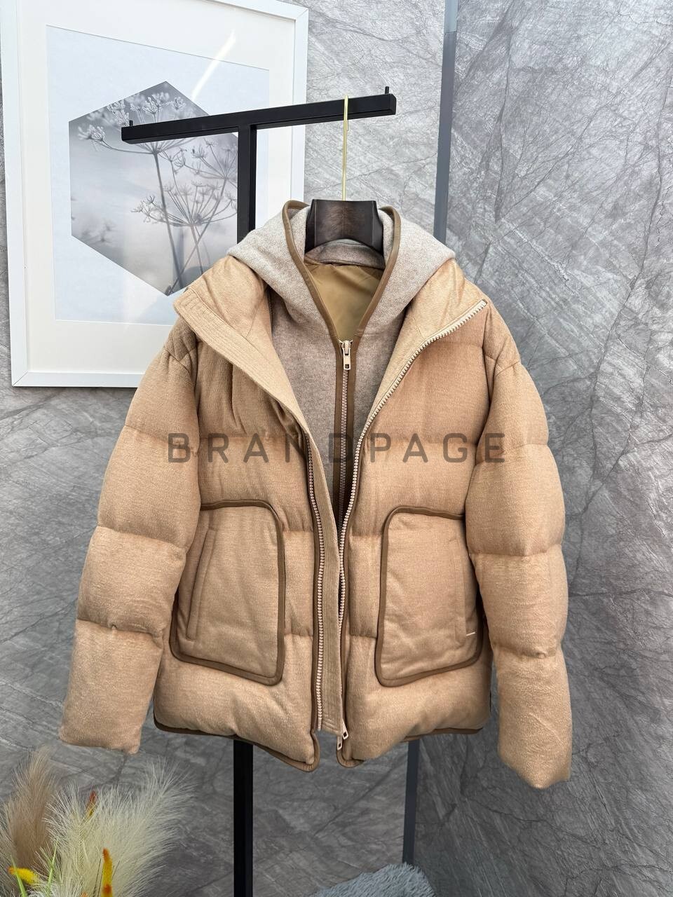 Кашемировая куртка Brunello Cucinelli BPLUX5501 Кашемировая куртка Brunello Cucinelli BPLUX5501