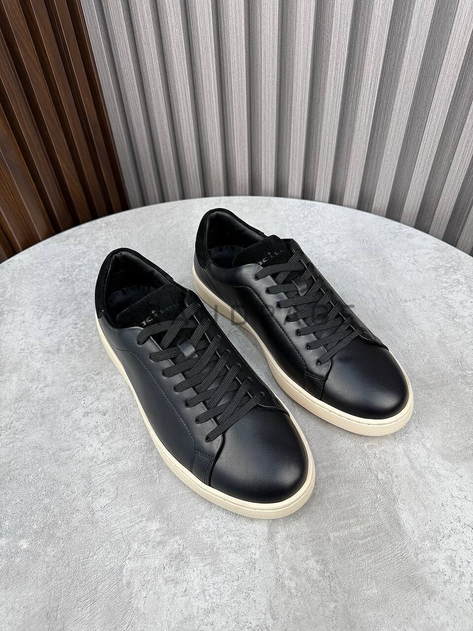 Кожаные кеды Kiton BPLUX5646 Кожаные кеды Kiton BPLUX5646