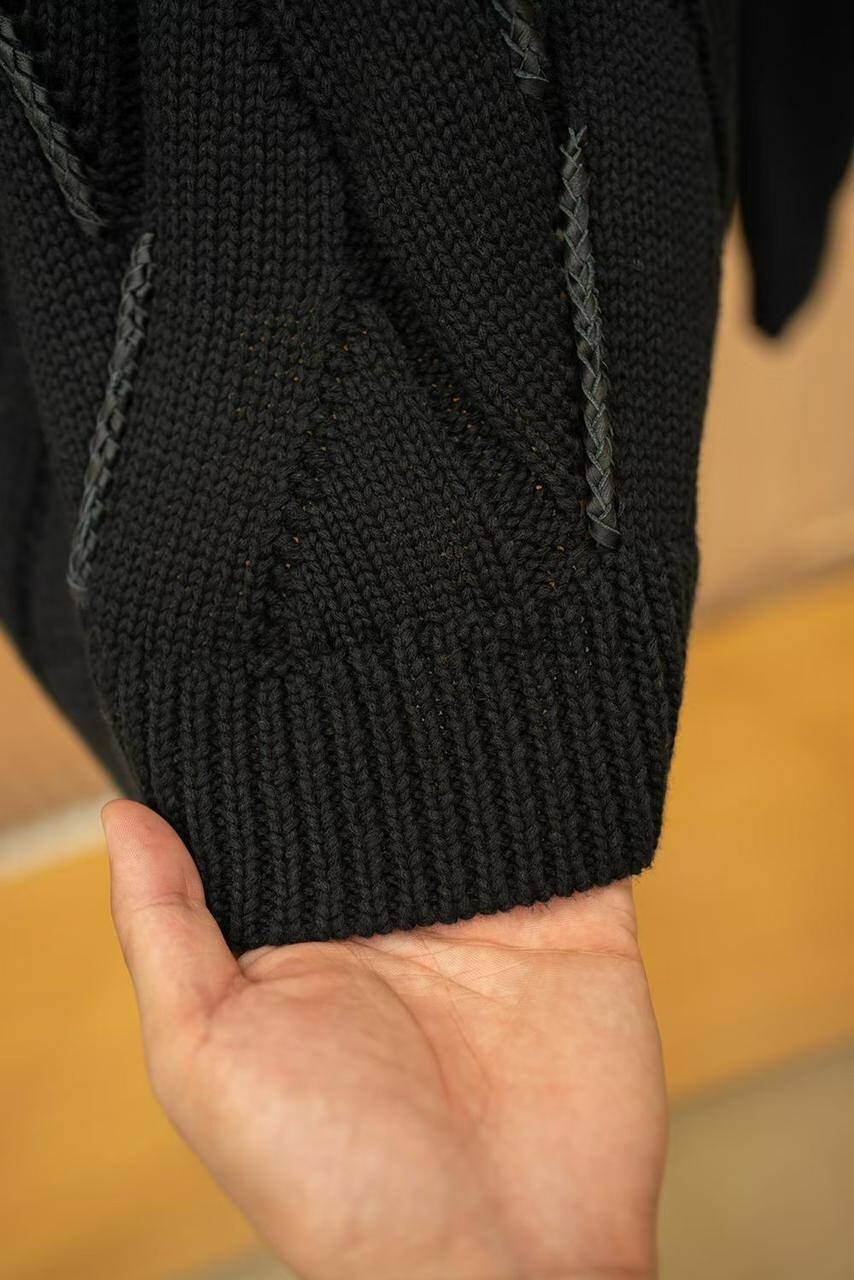 Вязаный свитер из льна и хлопка Kiton BPLUX5527 Вязаный свитер из льна и хлопка Kiton BPLUX5527