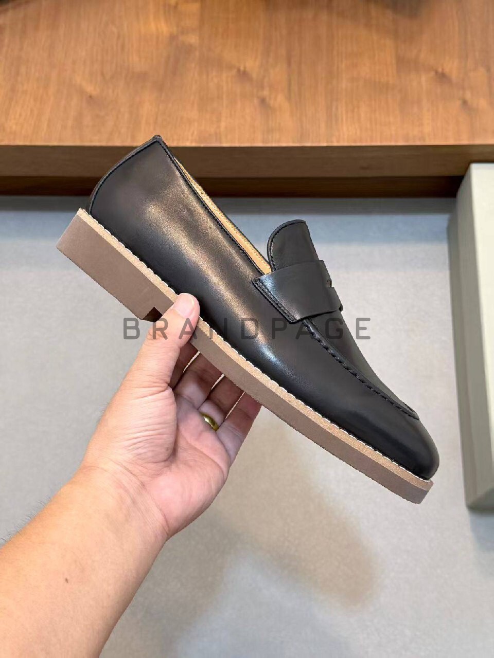 Кожаные туфли Brunello Cucinelli BPLUX5350 Кожаные туфли Brunello Cucinelli BPLUX5350