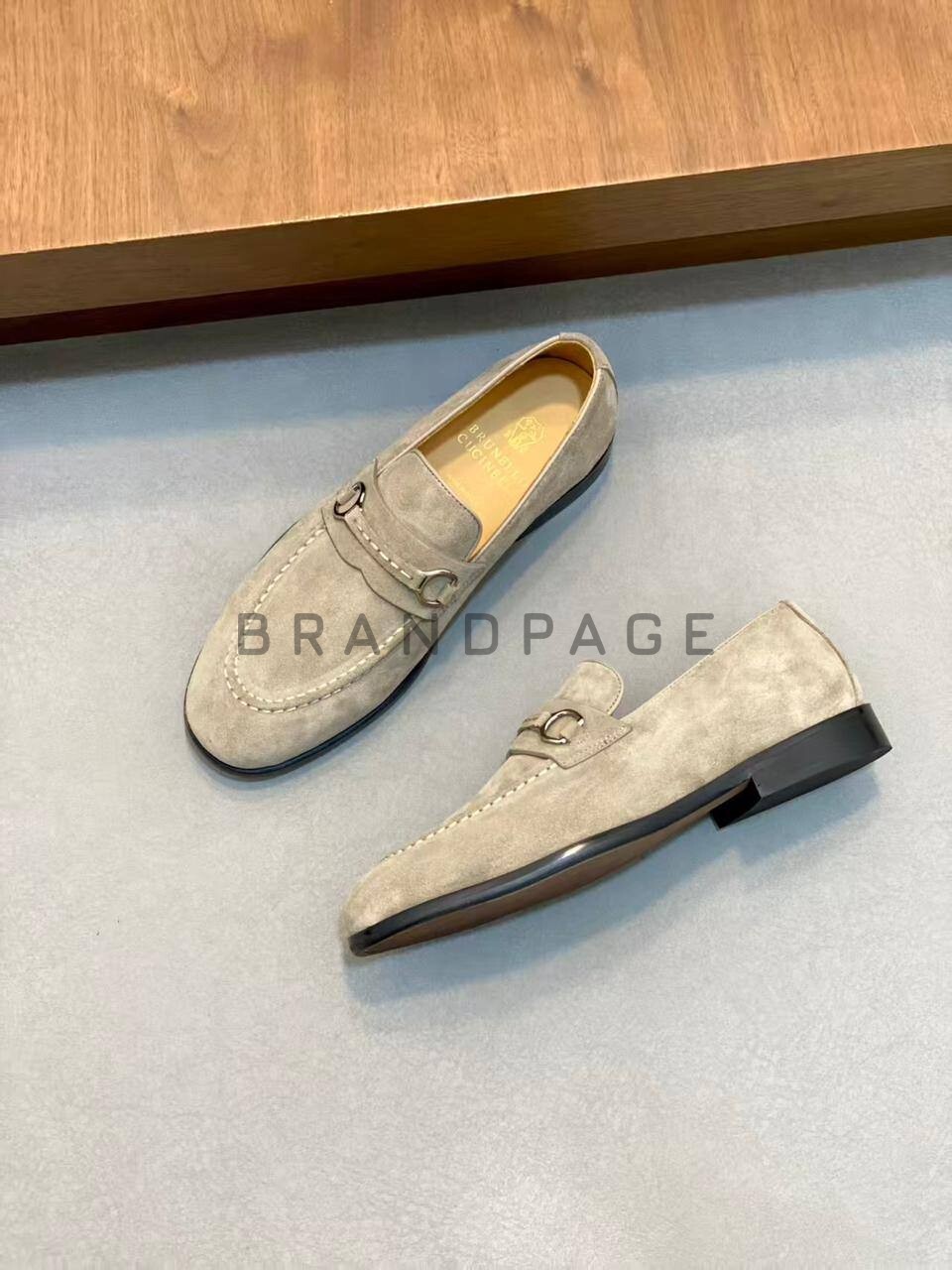 Туфли замшевые Brunello Cucinelli BPLUX5359 Туфли замшевые Brunello Cucinelli BPLUX5359