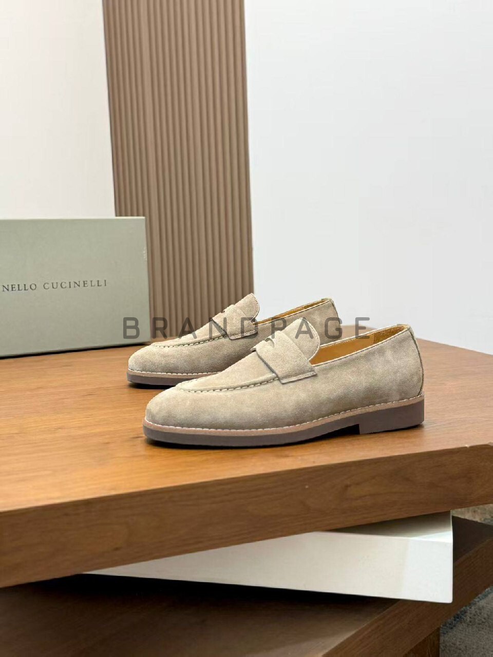 Туфли замшевые Brunello Cucinelli BPLUX5343 Туфли замшевые Brunello Cucinelli BPLUX5343