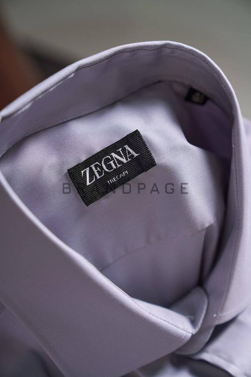 Рубашка хлопковая Zegna BPLUX5382 Рубашка хлопковая Zegna BPLUX5382