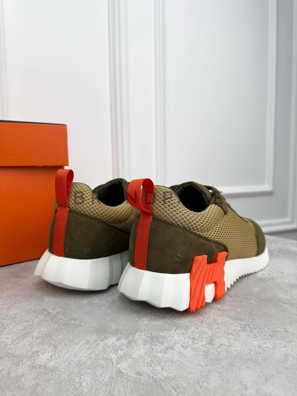 Кожаные кроссовки Brioni BPLUX12452 Кожаные кроссовки Brioni BPLUX12452