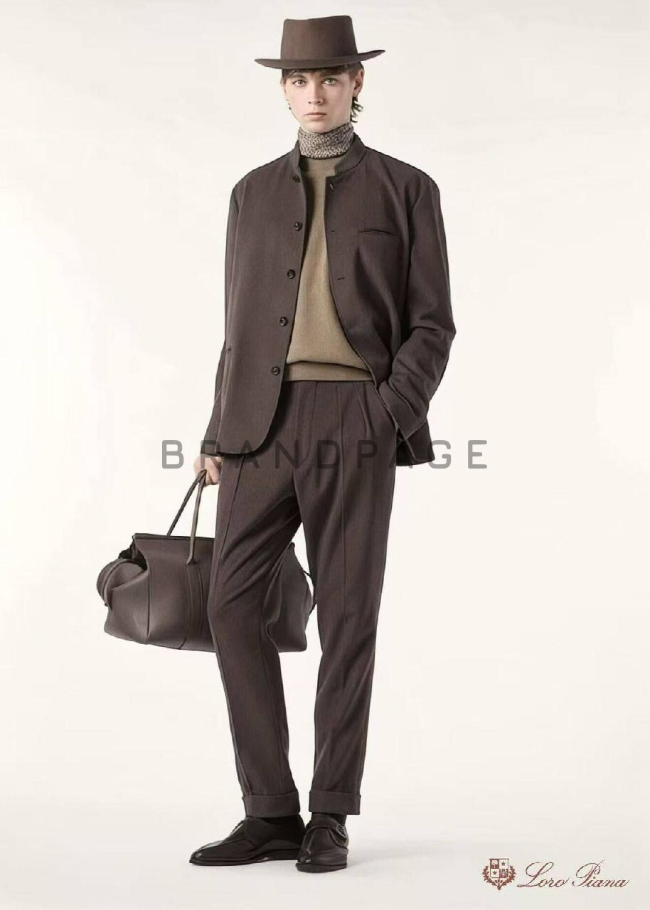 Брюки хлопковые и модальные Loro Piana BPLUX5323 Брюки хлопковые и модальные Loro Piana BPLUX5323