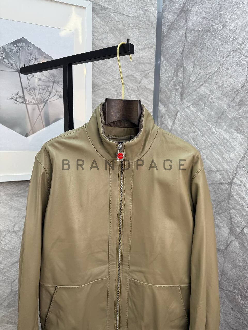 Кожаная куртка из кожи ягненка Kiton BPLUX5604 Кожаная куртка из кожи ягненка Kiton BPLUX5604