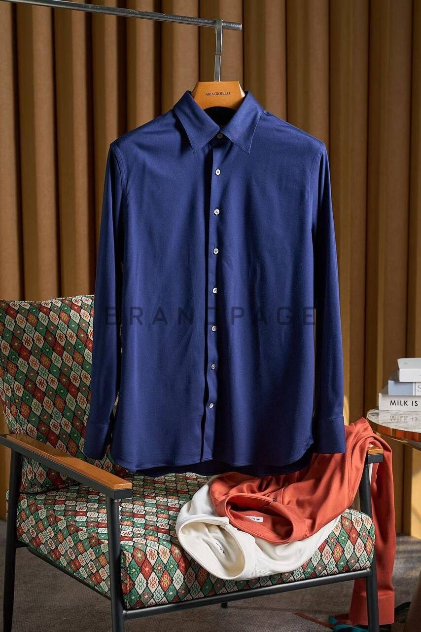 Рубашка из хлопка Kiton BPLUX5396 Рубашка из хлопка Kiton BPLUX5396