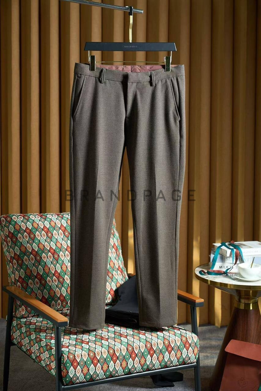 Брюки из лана и хлопка Zegna BPLUX5386 Брюки из лана и хлопка Zegna BPLUX5386