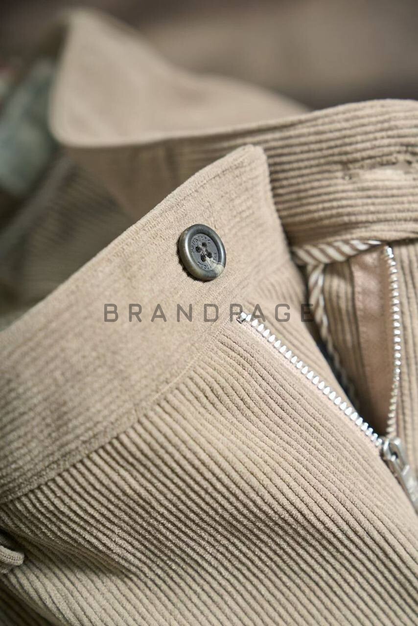 Брюки вельветовые Brunello Cucinelli BPLUX5379 Брюки вельветовые Brunello Cucinelli BPLUX5379