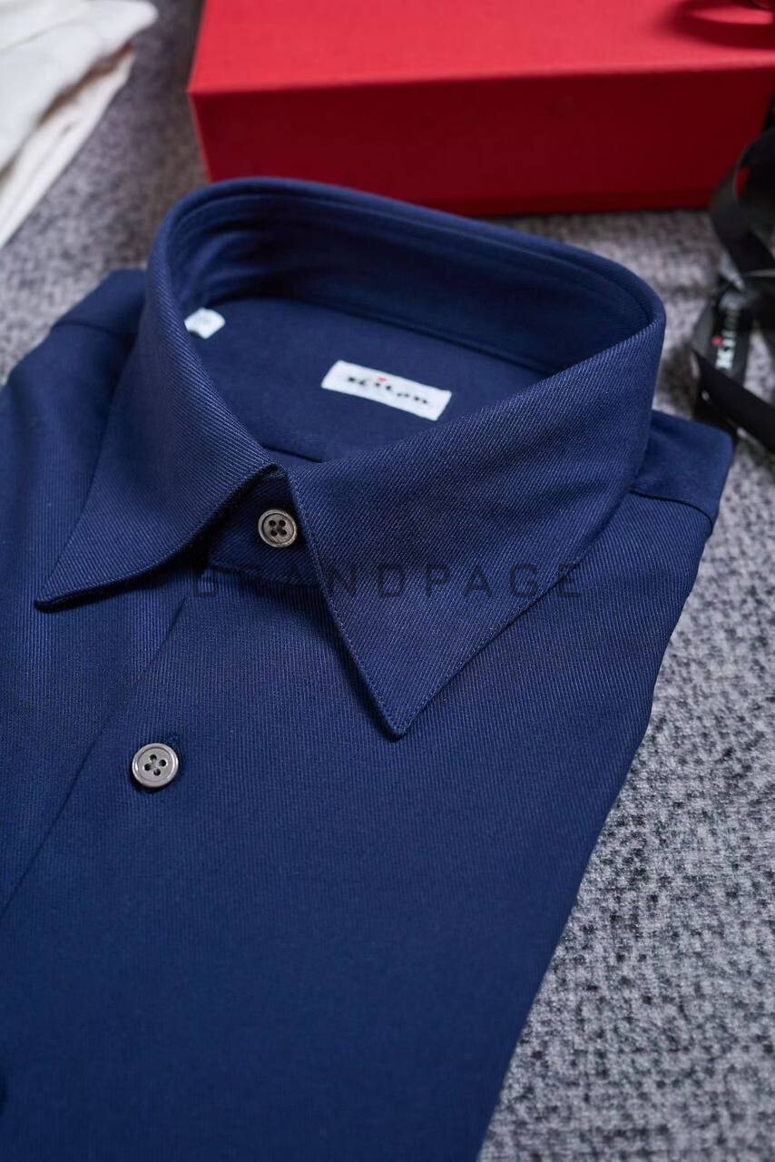 Рубашка из хлопка Kiton BPLUX5396 Рубашка из хлопка Kiton BPLUX5396