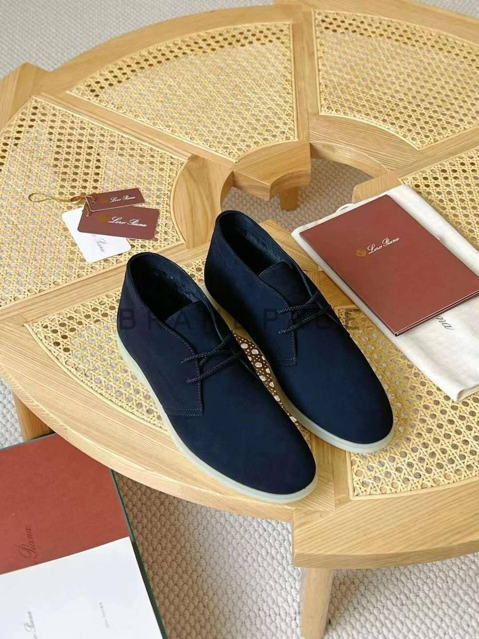 Ботинки замшевые Loro Piana BPLUX5406 Ботинки замшевые Loro Piana BPLUX5406