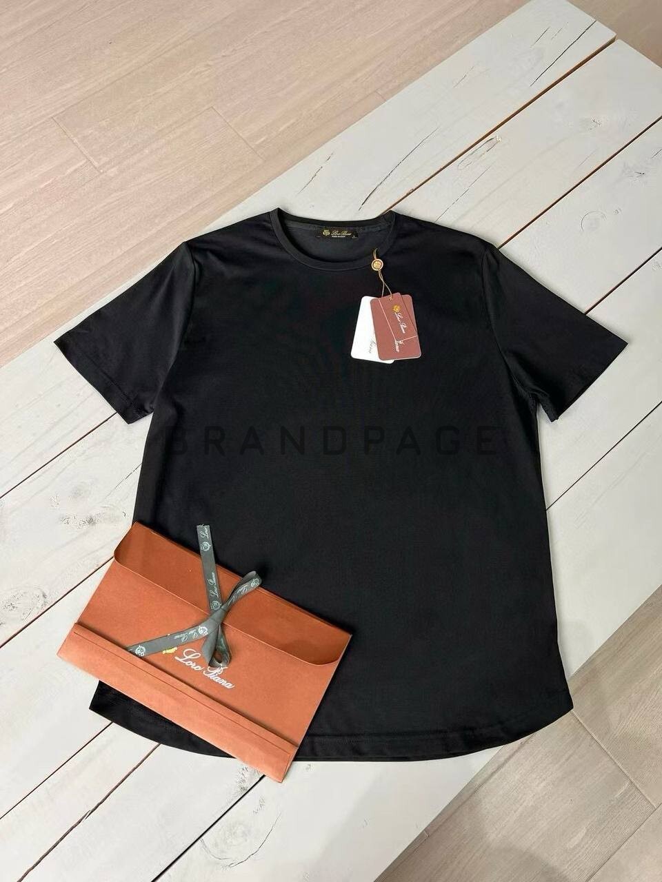 Футболка хлопково-шелковая Loro Piana BPLUX5417 Футболка хлопково-шелковая Loro Piana BPLUX5417