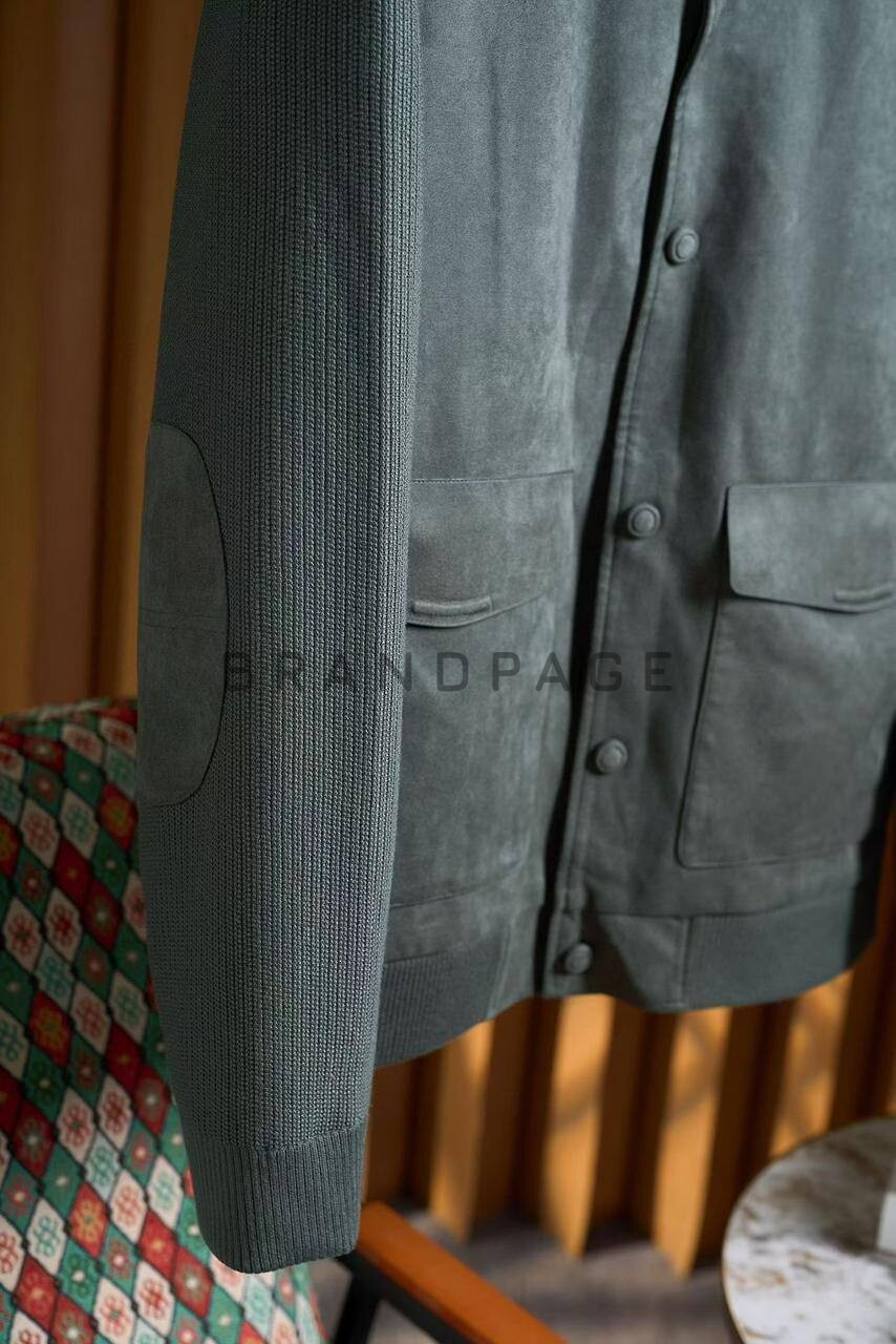 Ветровка-бомбер из искусственной замши Loro Piana BPLUX5387 Ветровка-бомбер из искусственной замши Loro Piana BPLUX5387