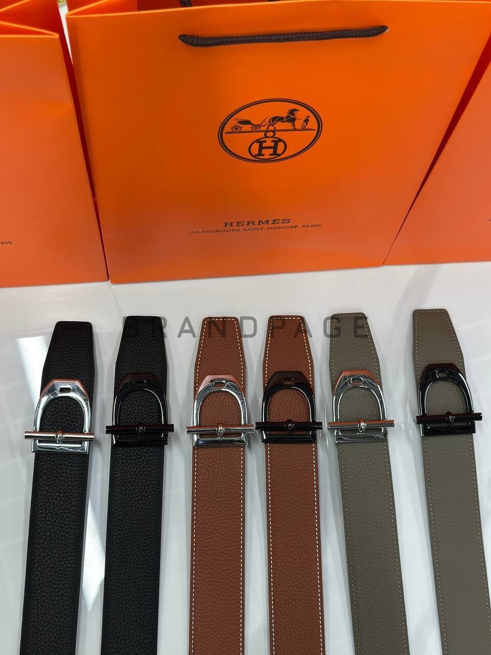 Ремень телячий Hermes BPLUX5395 Ремень телячий Hermes BPLUX5395