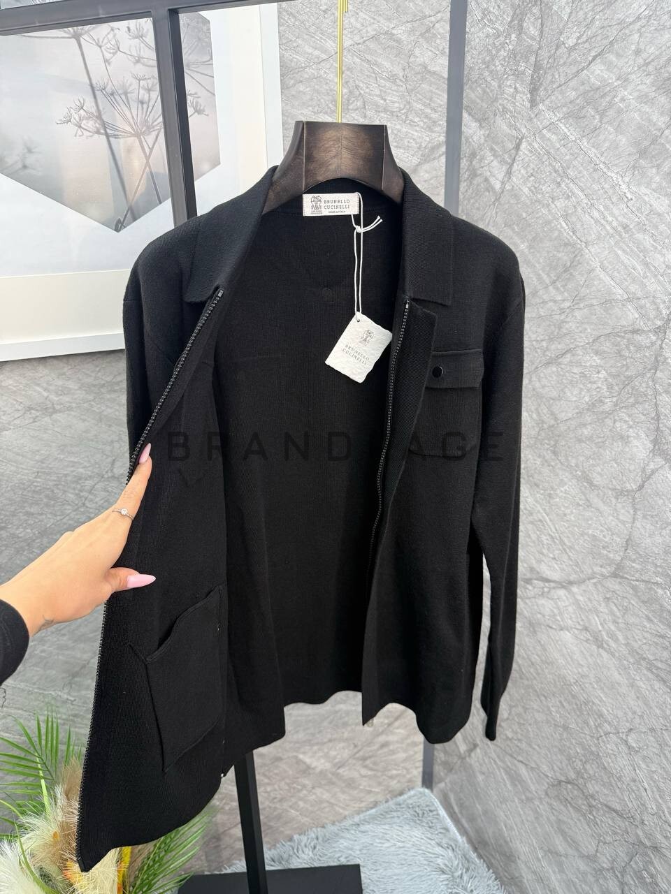 Кардиган хлопковый Brunello Cucinelli BPLUX5469 Кардиган хлопковый Brunello Cucinelli BPLUX5469