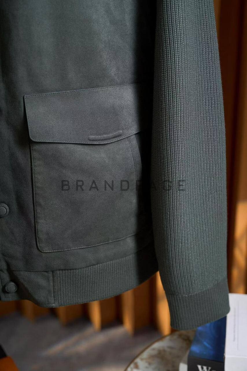 Ветровка-бомбер из искусственной замши Loro Piana BPLUX5387 Ветровка-бомбер из искусственной замши Loro Piana BPLUX5387