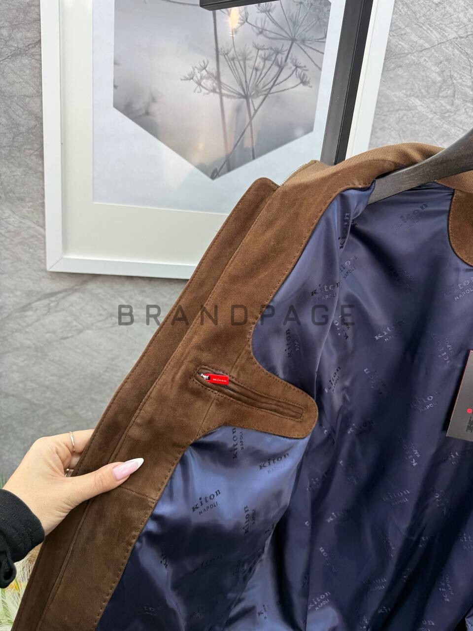 Куртка из натуральной замши Kiton BPLUX5412 Куртка из натуральной замши Kiton BPLUX5412