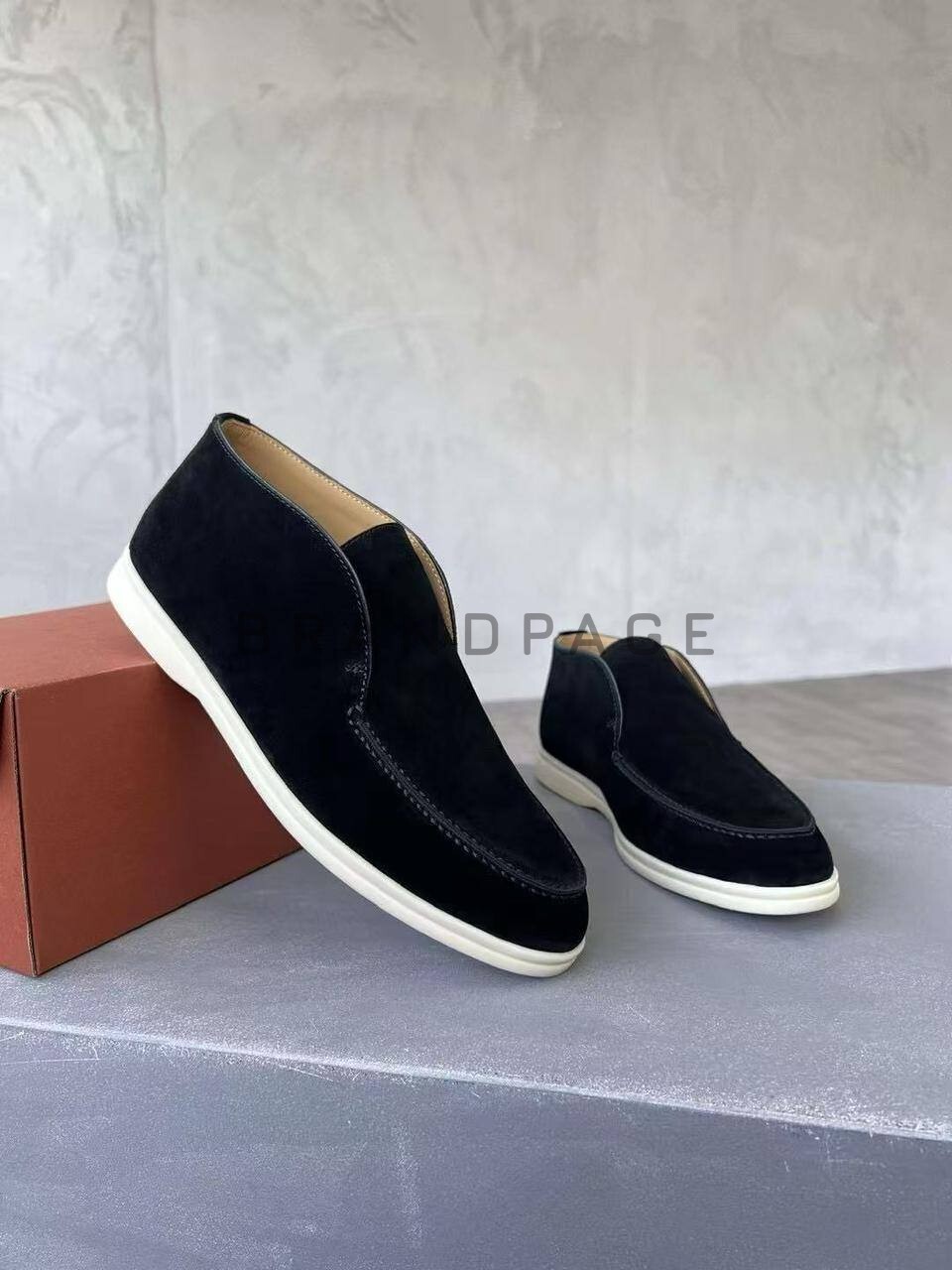 Лоферы из натуральной замши Loro Piana BPLUX5585 Лоферы из натуральной замши Loro Piana BPLUX5585