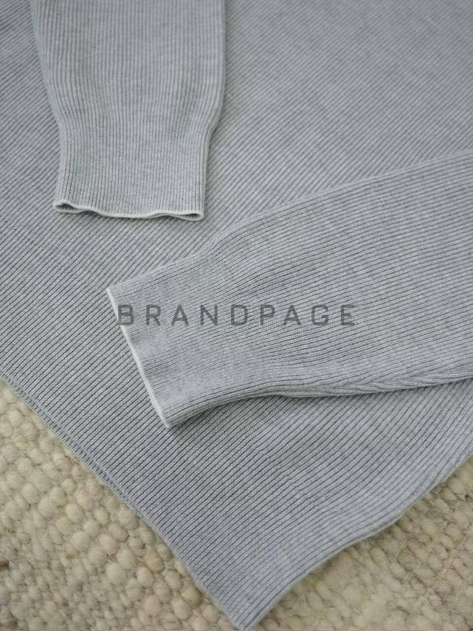 Джемпер хлопковый Brunello Cucinelli BPLUX5607 Джемпер хлопковый Brunello Cucinelli BPLUX5607