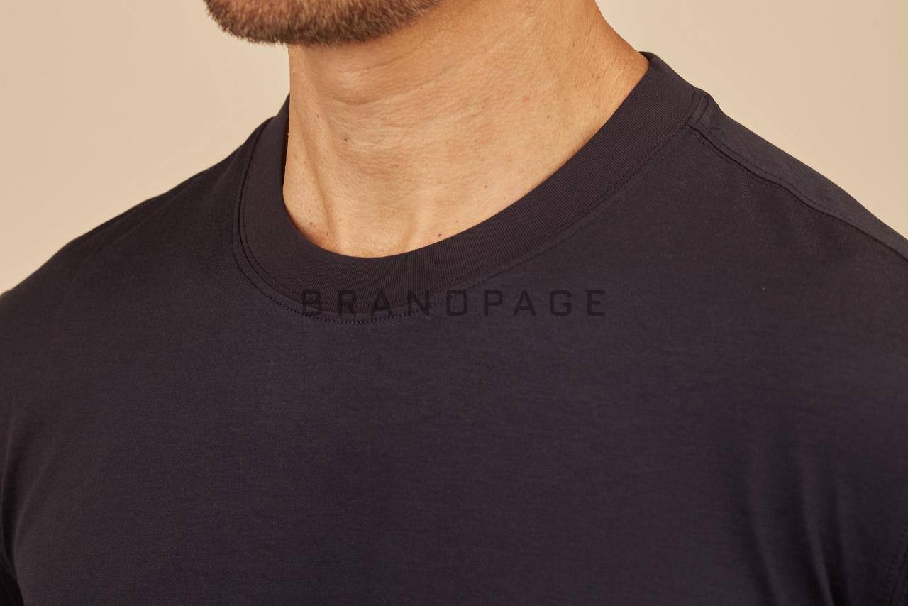 Футболка хлопковая с вискозой Zegna BPLUX12274 Футболка хлопковая с вискозой Zegna BPLUX12274