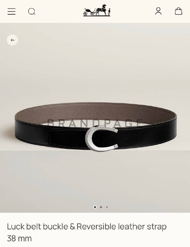 Ремень телячий Hermes BPLUX5411 Ремень телячий Hermes BPLUX5411