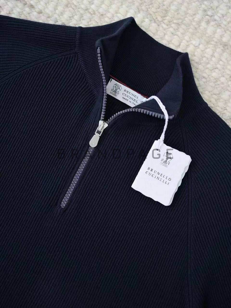 Хлопковый джемпер Brunello Cucinelli BPLUX5611 Хлопковый джемпер Brunello Cucinelli BPLUX5611