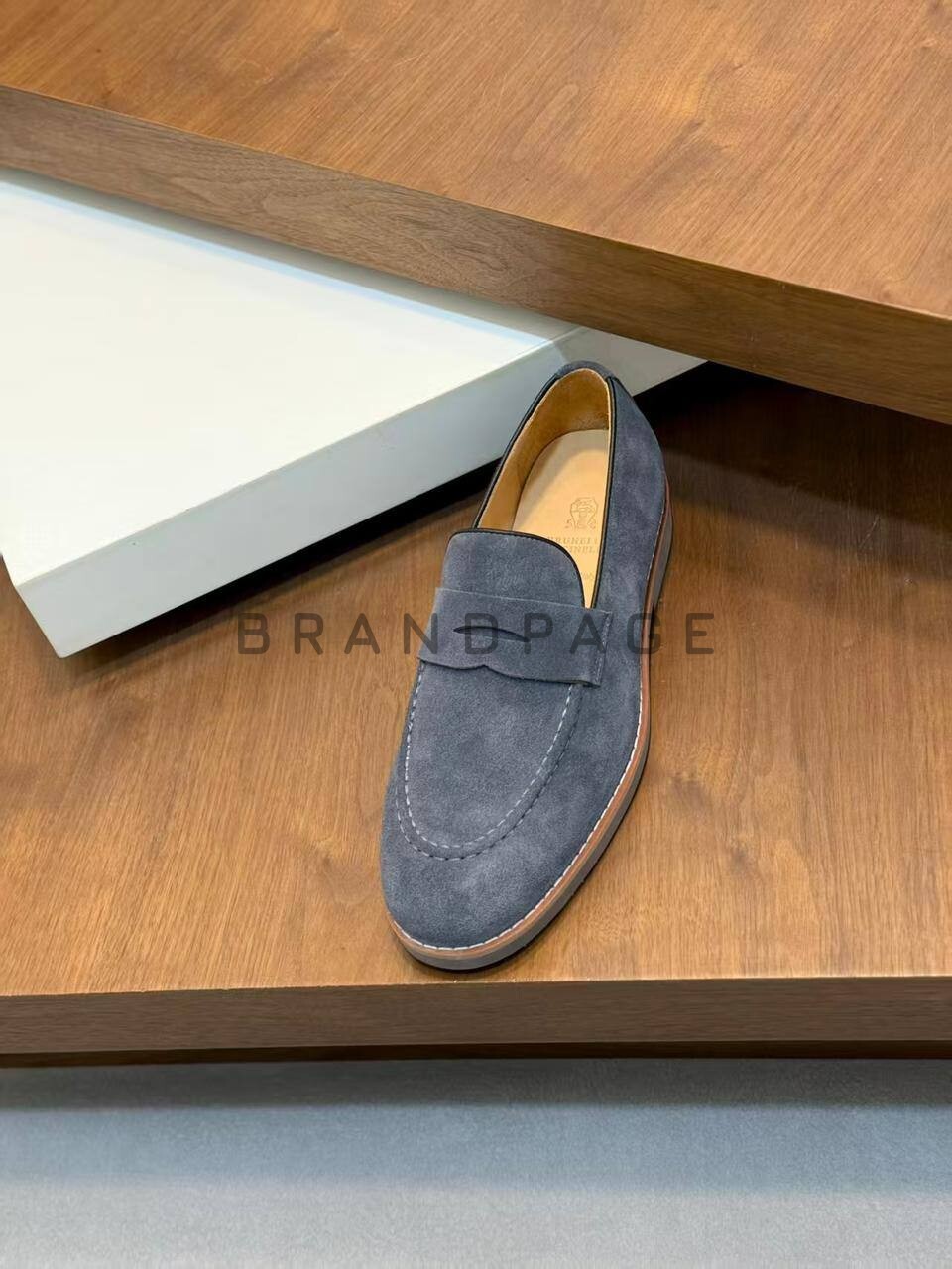 Туфли замшевые Brunello Cucinelli BPLUX5344 Туфли замшевые Brunello Cucinelli BPLUX5344