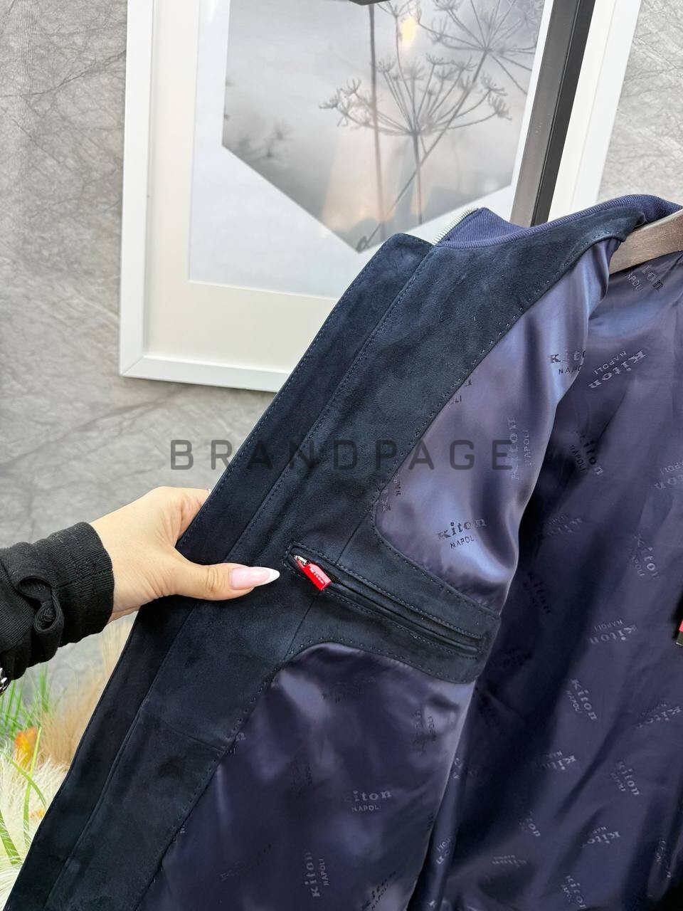 Куртка из замши Kiton BPLUX5413 Куртка из замши Kiton BPLUX5413