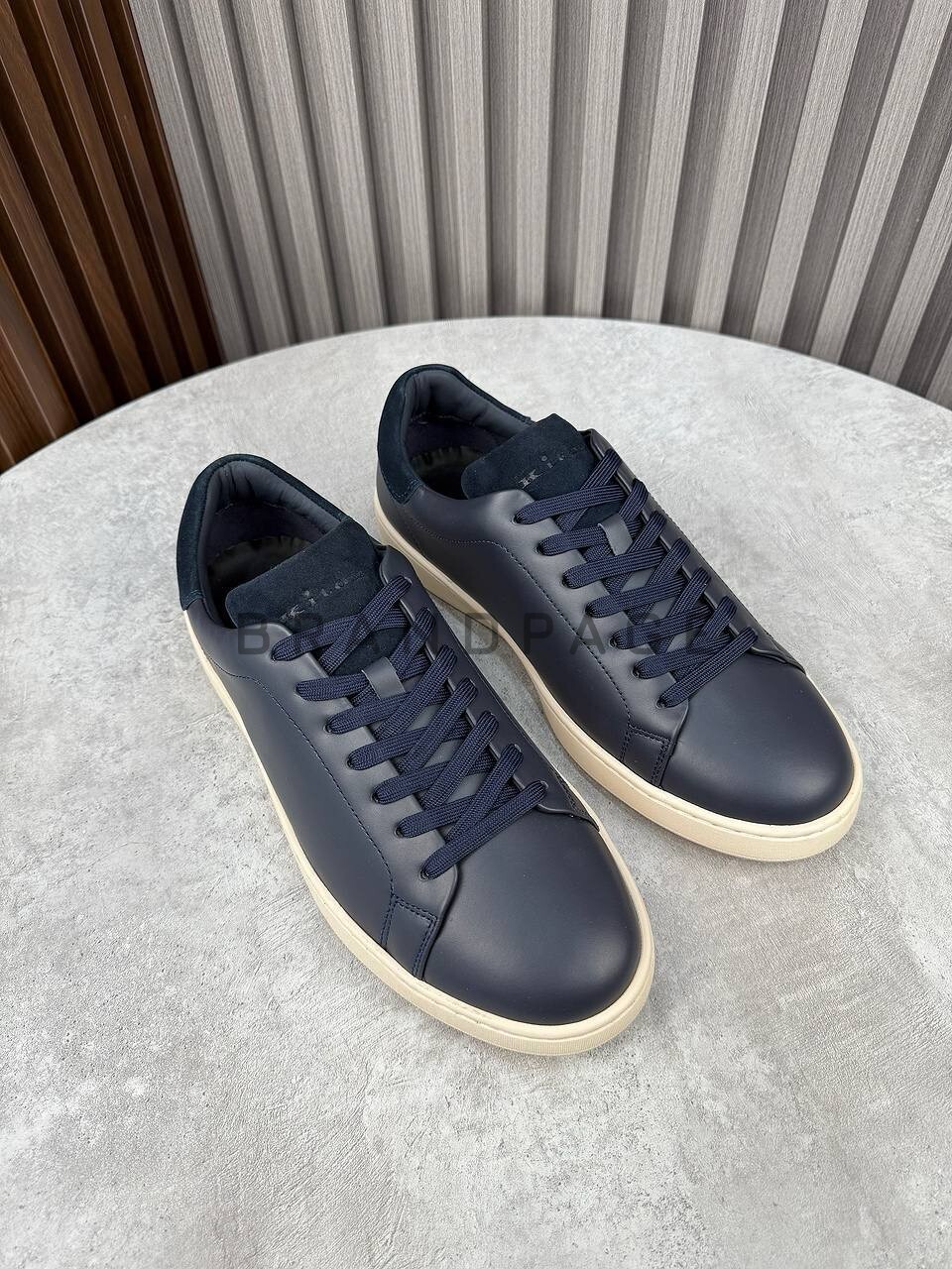 Кожаные кеды Kiton BPLUX5648 Кожаные кеды Kiton BPLUX5648