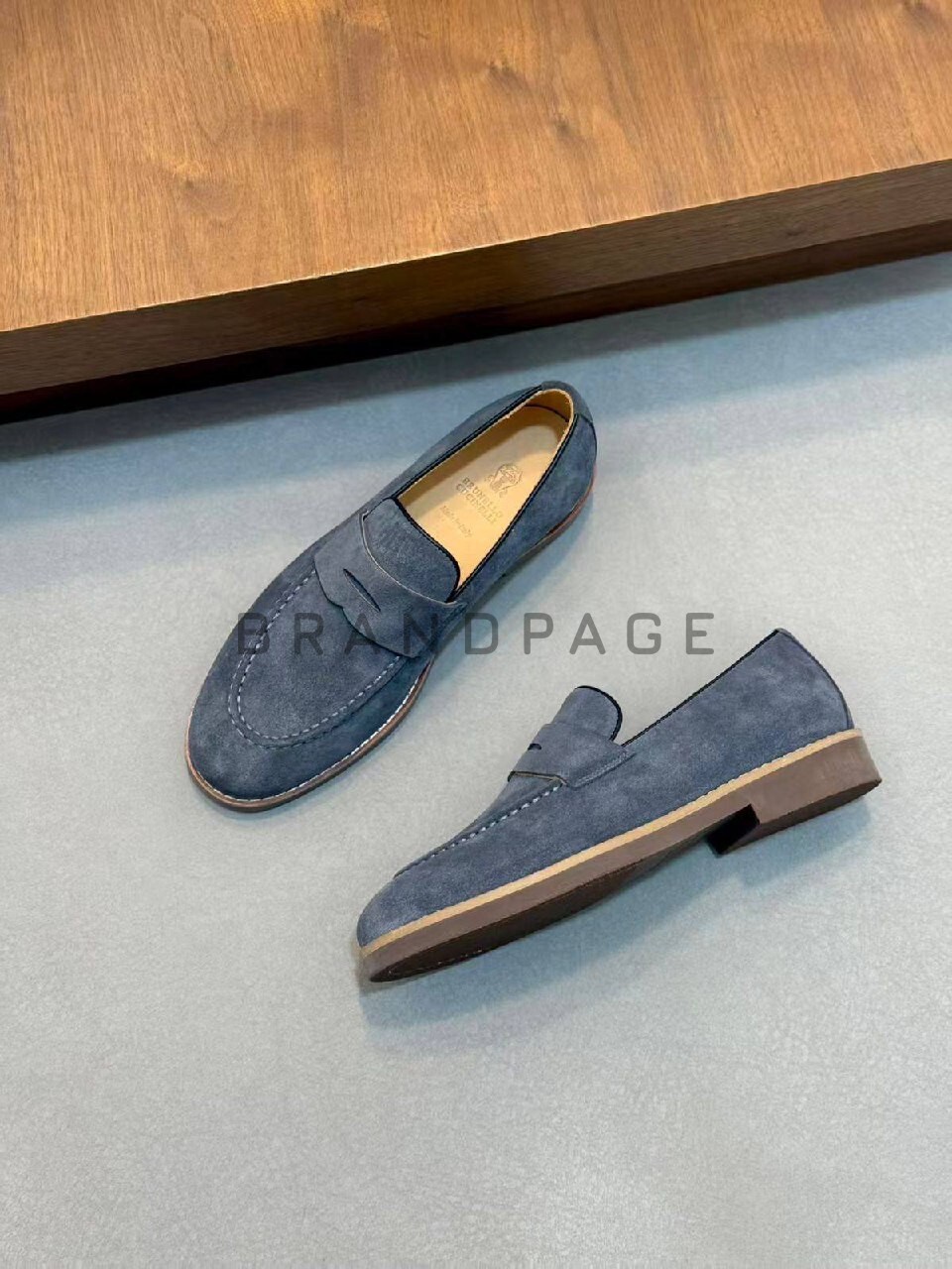 Туфли замшевые Brunello Cucinelli BPLUX5344 Туфли замшевые Brunello Cucinelli BPLUX5344