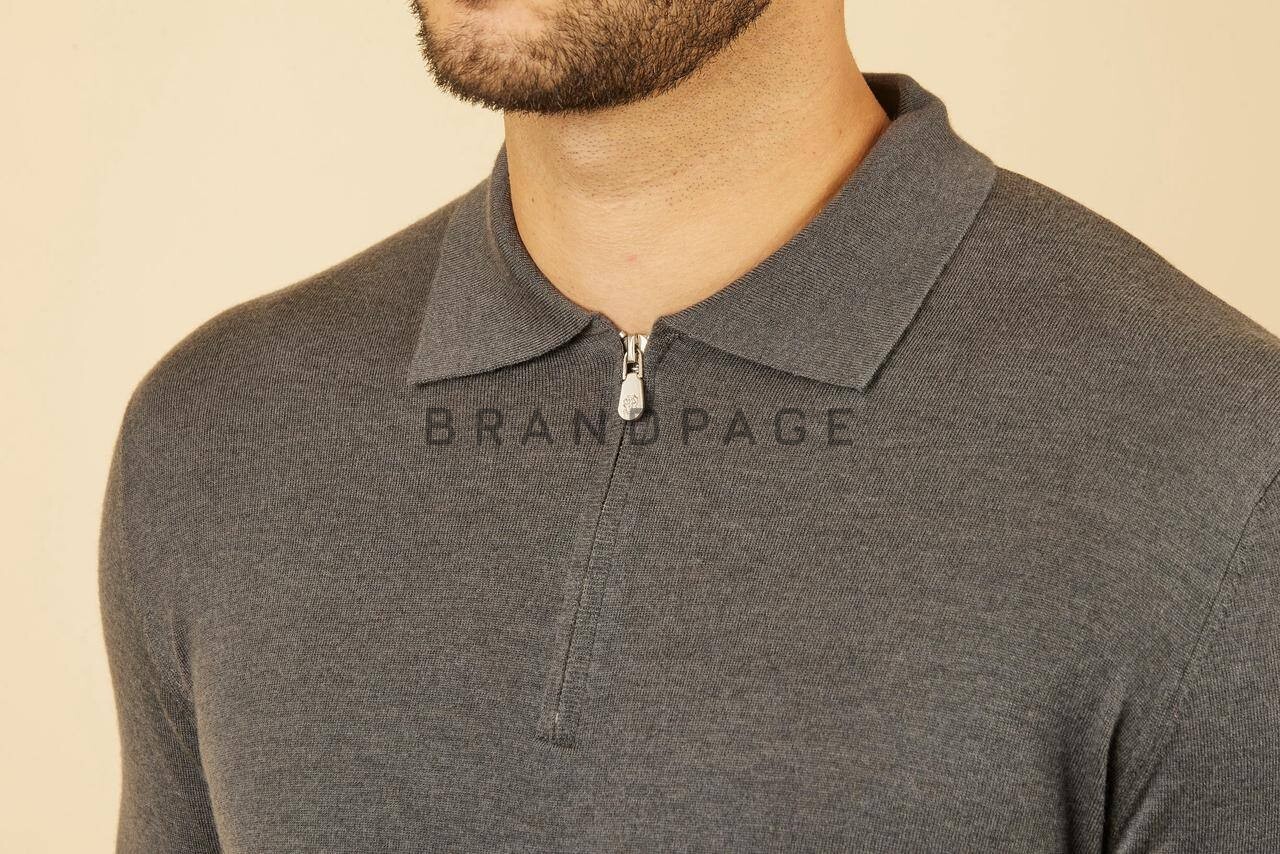 Поло кашемировое Brunello Cucinelli BPLUX5613 Поло кашемировое Brunello Cucinelli BPLUX5613