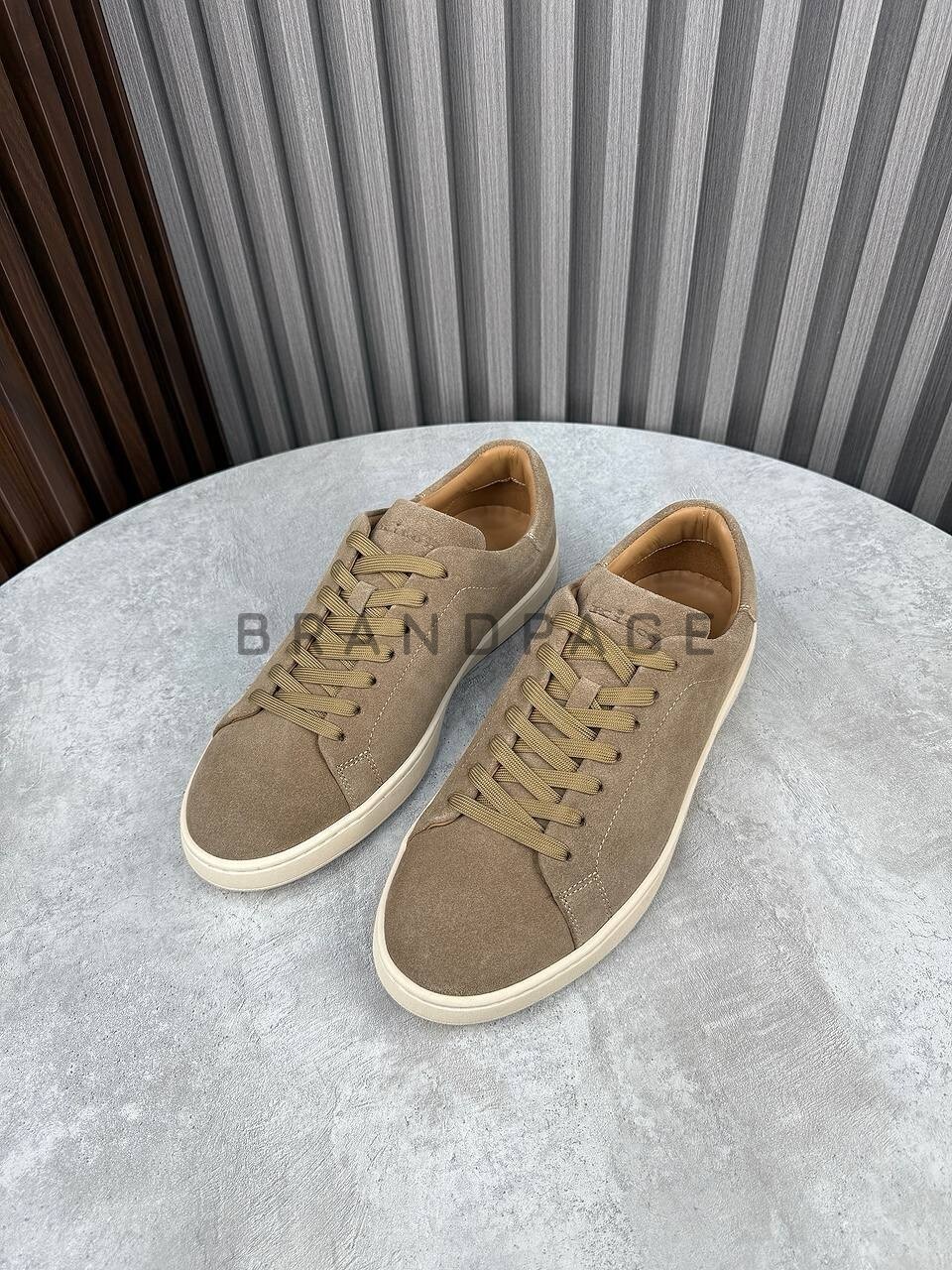 Кеды из натуральной замши Kiton BPLUX5644 Кеды из натуральной замши Kiton BPLUX5644