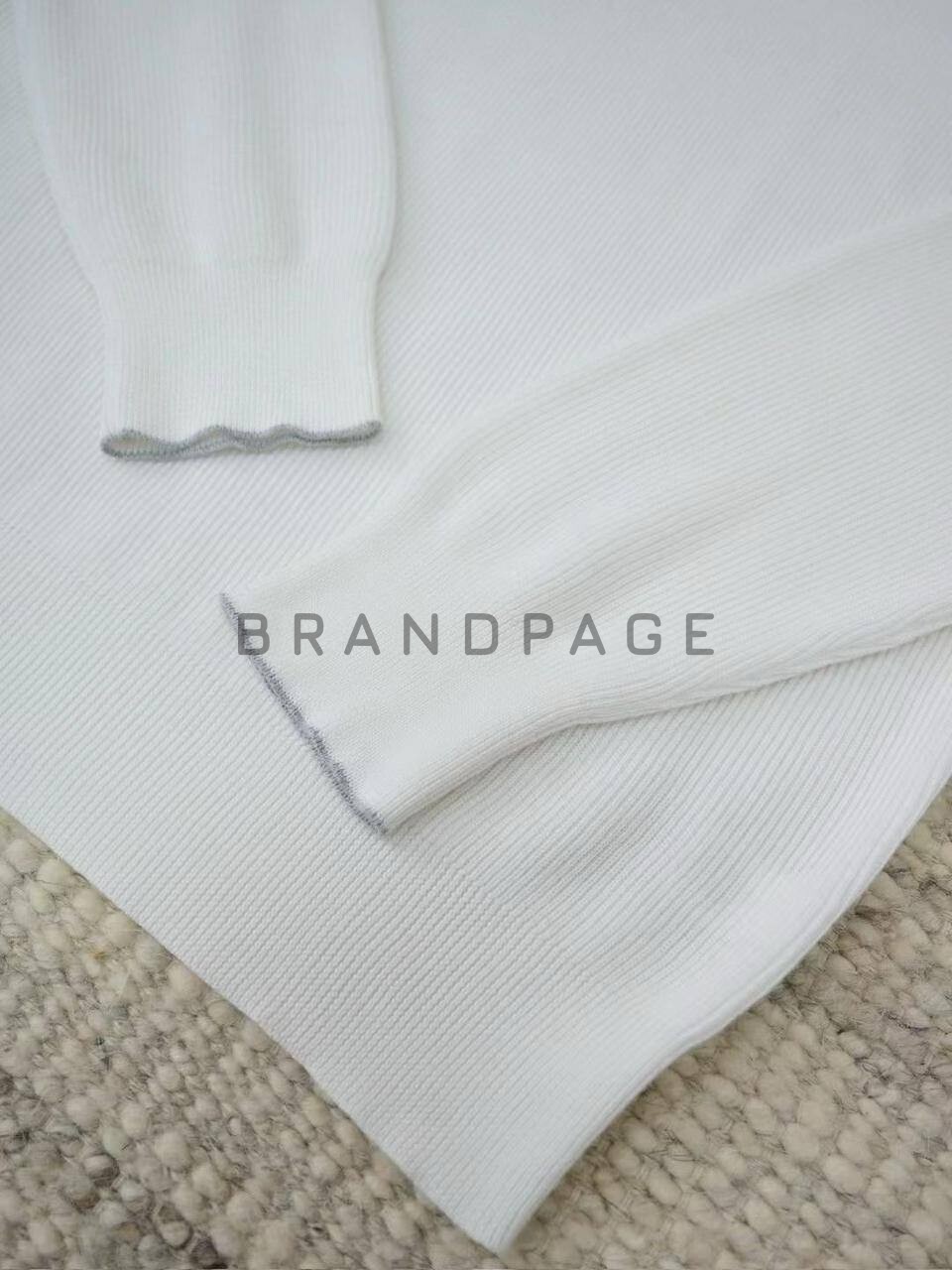 Хлопковый джемпер Brunello Cucinelli BPLUX5609 Хлопковый джемпер Brunello Cucinelli BPLUX5609