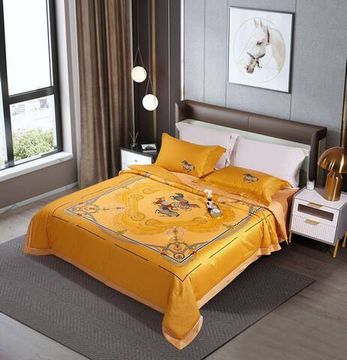 Роскошный комплект постельного белья Hermes BP-19350