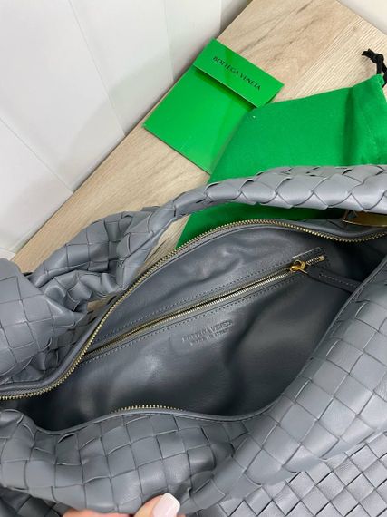 Женская сумка серая премиум Bottega Veneta BP-37133