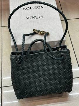 Сумка зеленая плетенная Bottega Veneta BP-734853