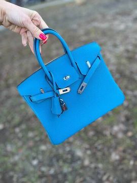 Трендовая женская сумка Birkin, 25 см, PHW Hermes BP-30988