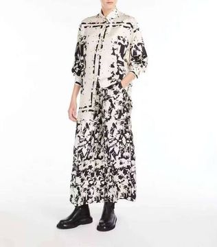 Шелковая коллекционная рубашка Max Mara BP-47390