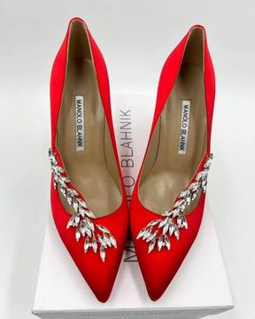 Премиум атласные лодочки Manolo Blahnik BP-26359