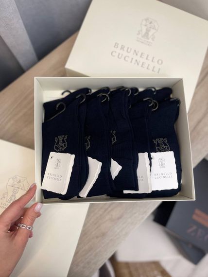 Элитный комплект носков 12пар Brunello Cucinelli BP-46588