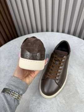 Кожаные кеды Kiton BPLUX5661