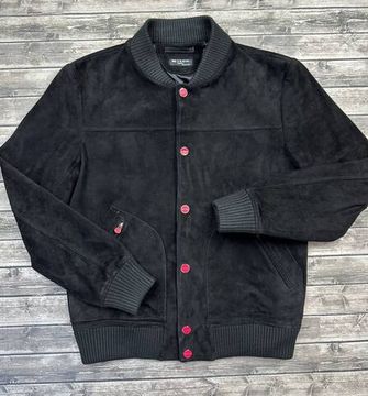 Замшевый бомбер Kiton BP-33288