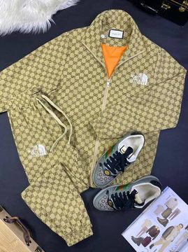 Желтый спортивный костюм с молнией Gucci BP-17252