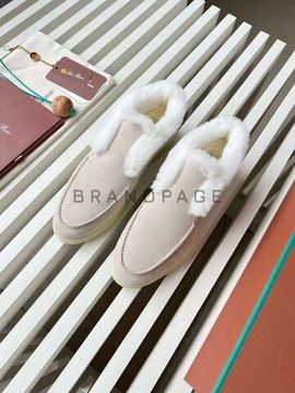 Лоферы из меха Loro Piana Open Walk BPLUX12534