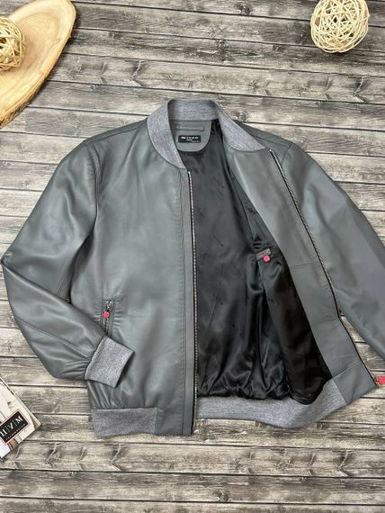 Бомбер Kiton кожаный BP-30235