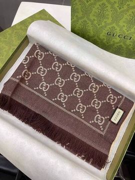 Дизайнерский шарф коричневый Gucci BP-934997