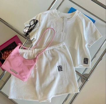 Белый костюм люкс Chrome Hearts BP-14920