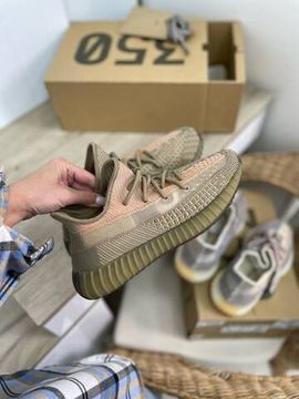 Кроссовки Adidas Yeezy Boost BP-33892 хаки повседневные