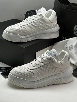 Кроссовки Versace BP-39368 платиновые люкс