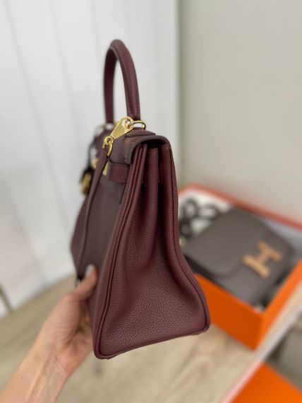 Коллекционная сумка Hermes Kelly 25, премиум Togo BP-36296